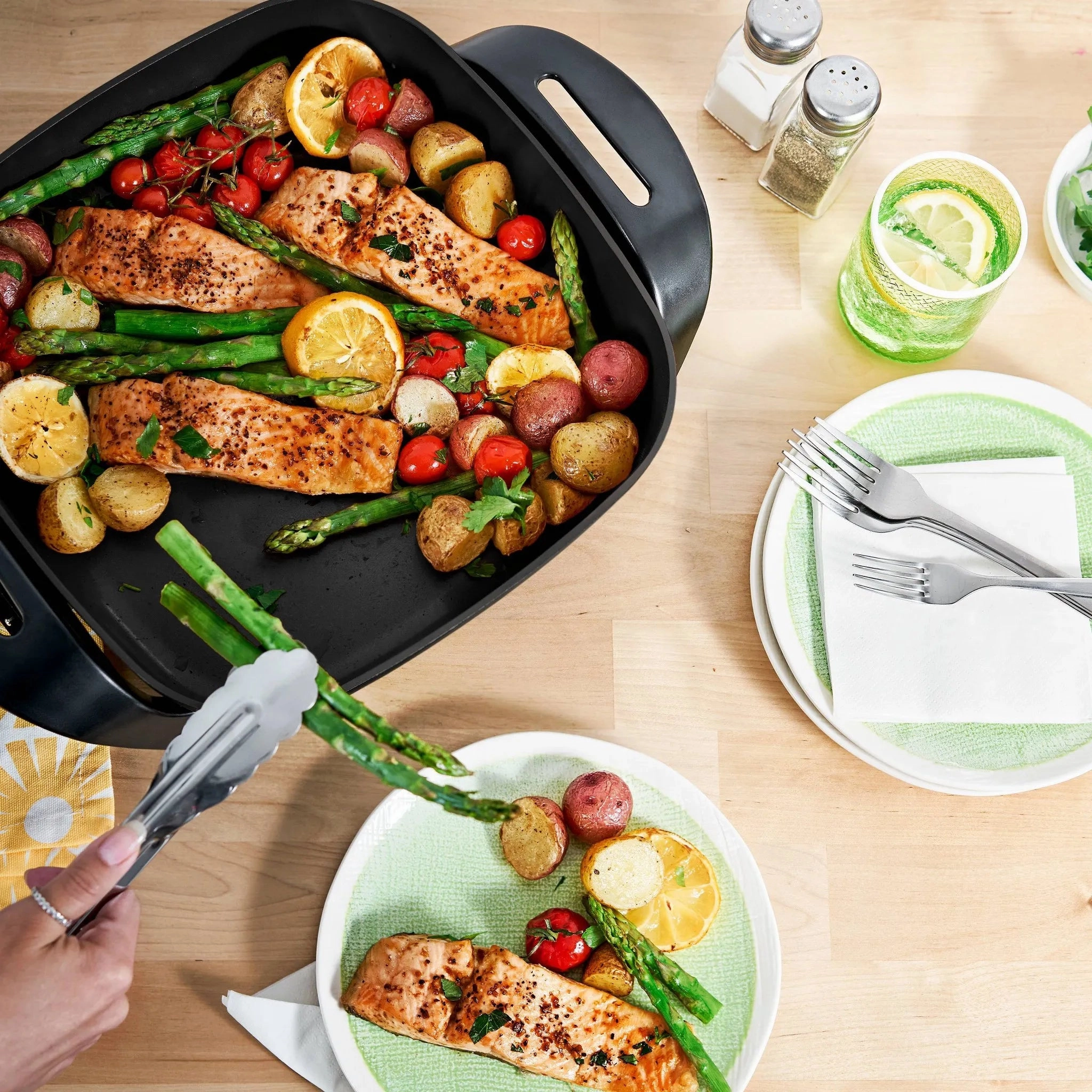 10"x20" Electric Griddle - Black  by bella