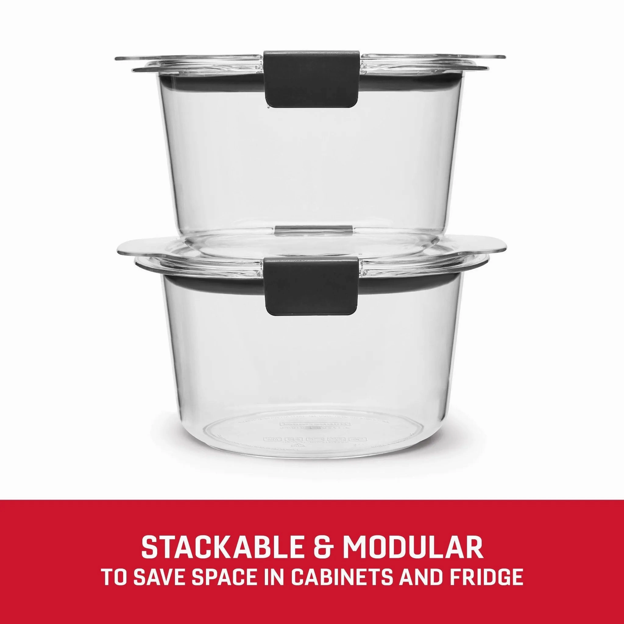2pk 3.5c Brilliance Round Food Storage Containers