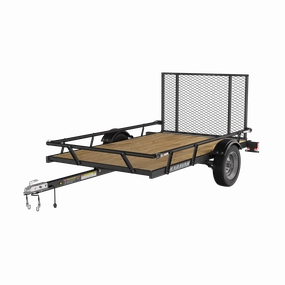 5 X 8 Ft. Steel Utility Trailer W/ Slide Rail