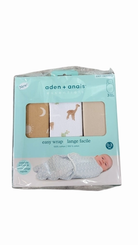 Aden   Anais Essentials Easy Wrap Swaddle, 0-3 Months, Desert Sun