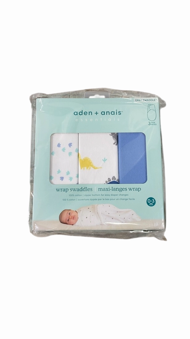 Aden   Anais Essentials Easy Wrap Swaddle, 0-3 Months, Dino