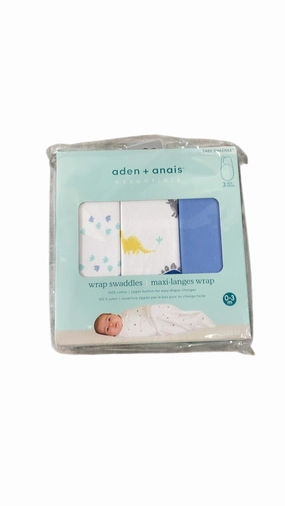 Aden   Anais Essentials Easy Wrap Swaddle, 0-3 Months, Dino