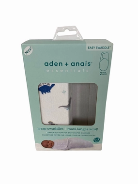 Aden   Anais Essentials Easy Wrap Swaddle, 0-3 Months, Dino