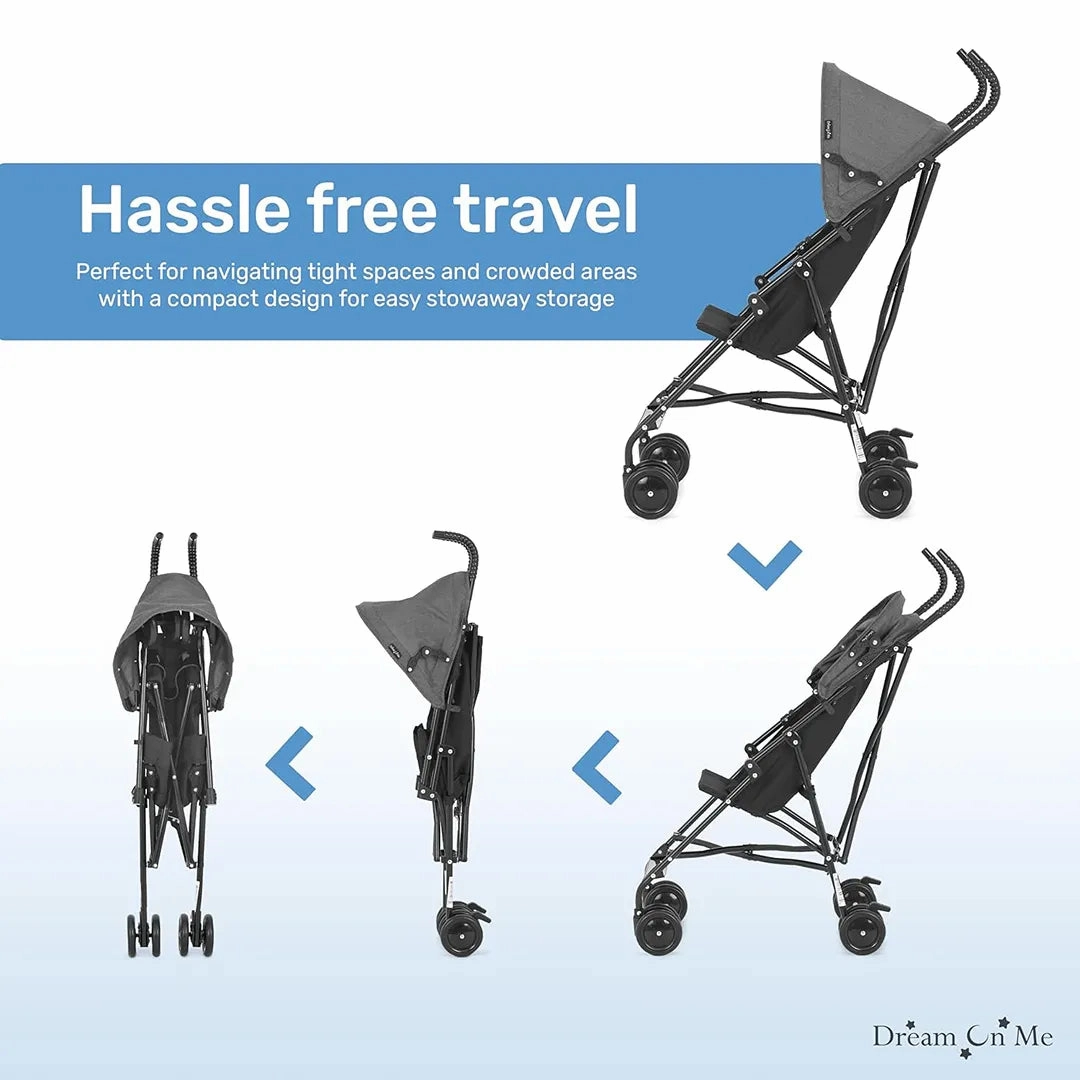 Aero Travel Lightweight Umbrella Stroller - Black