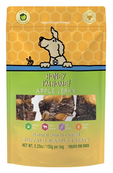 All American Pets Honey I'm Home APPLE JERKY
