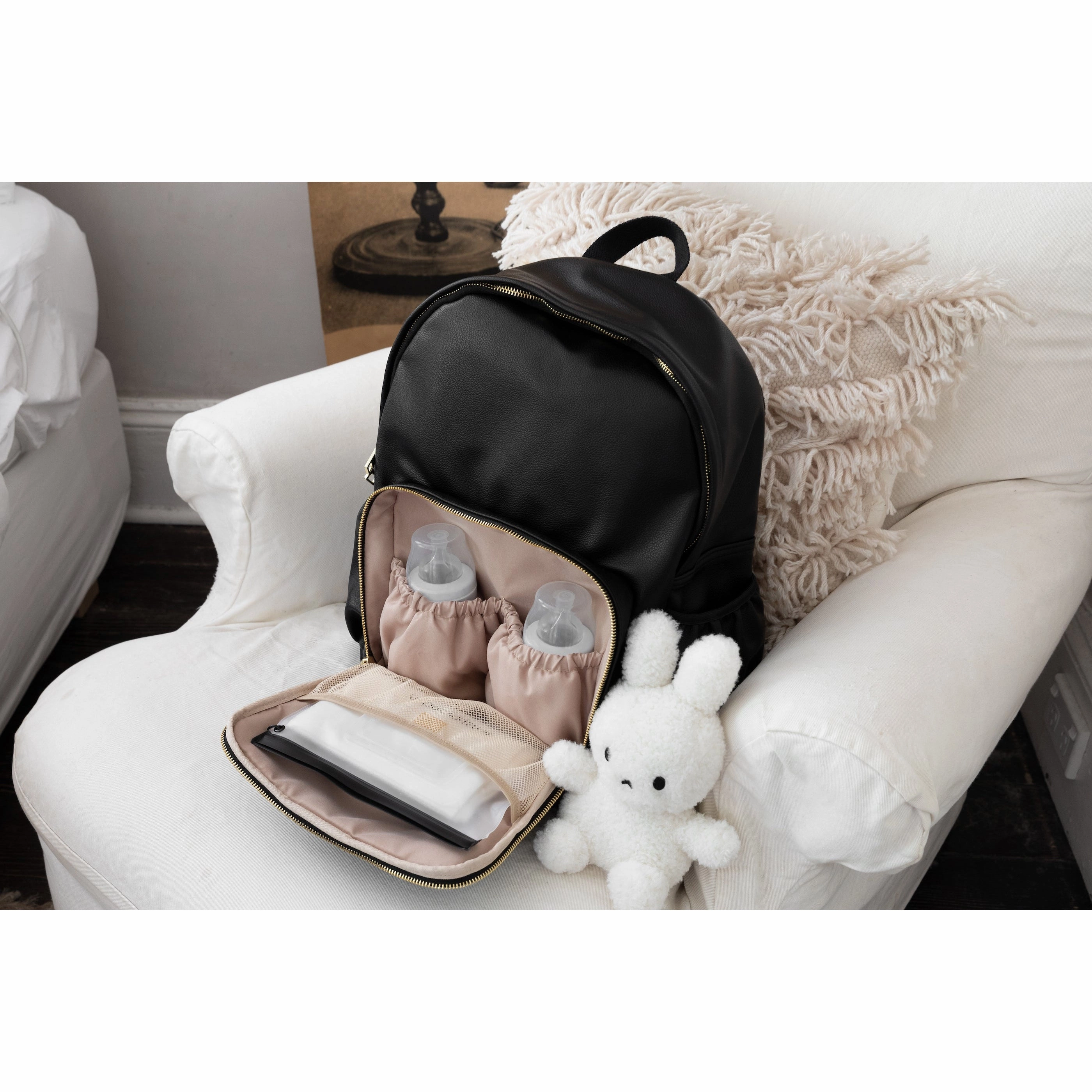 Baby Bag Backpack - Vegan Leather