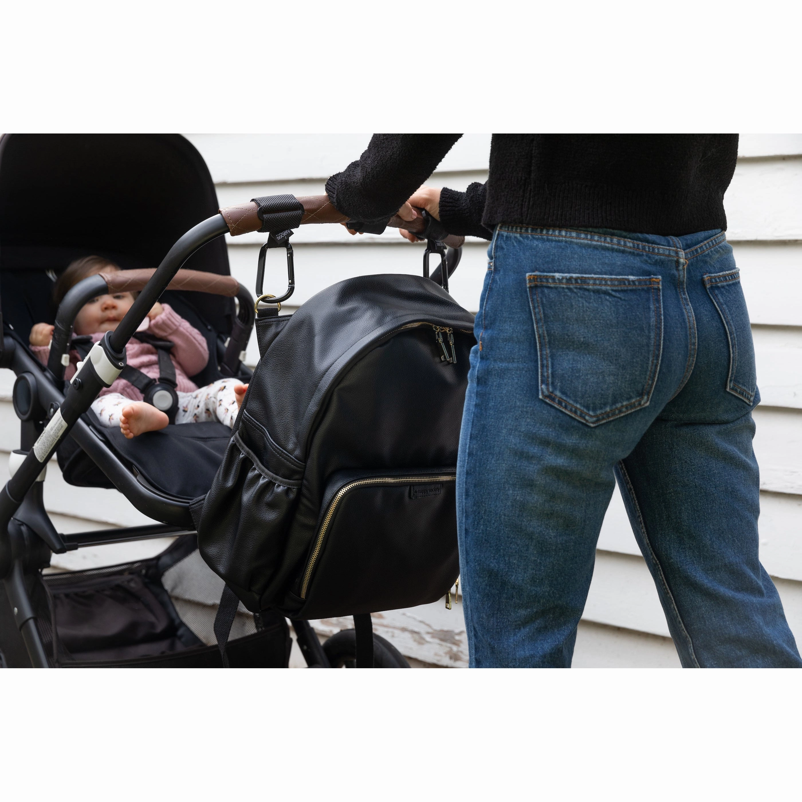 Baby Bag Backpack - Vegan Leather