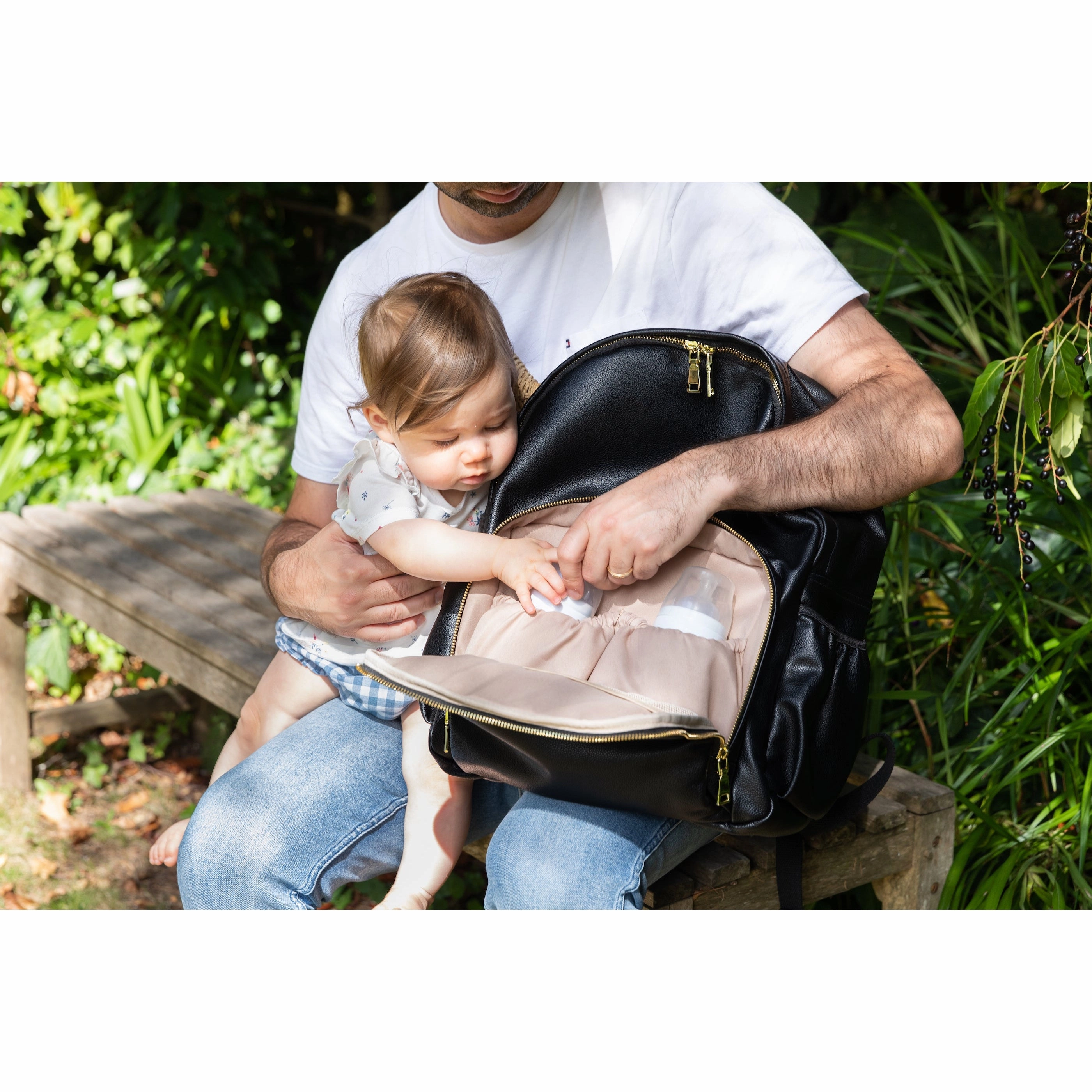 Baby Bag Backpack - Vegan Leather