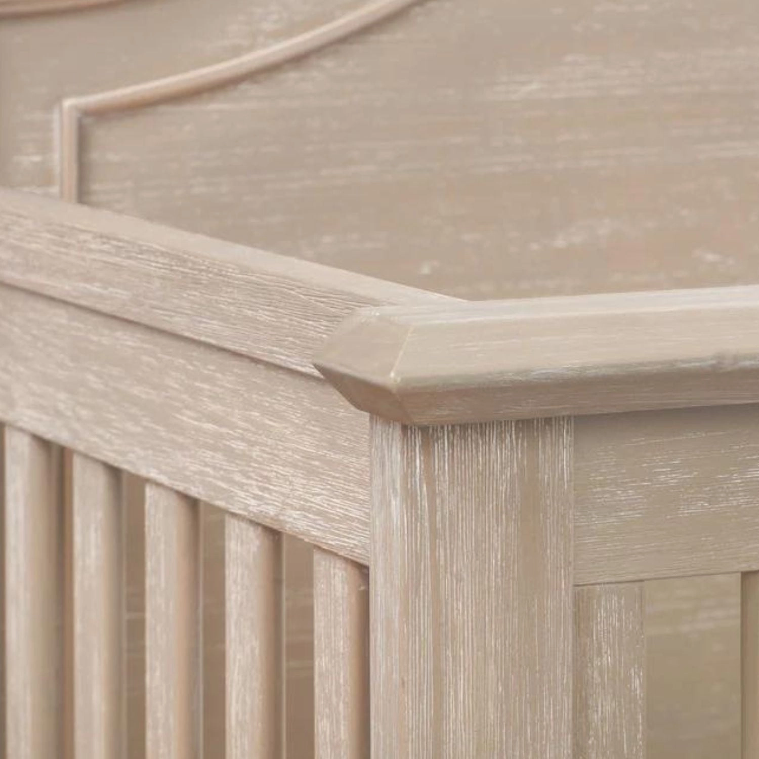 Beckett Rustic 4-in-1 Convertible Curve Top Crib