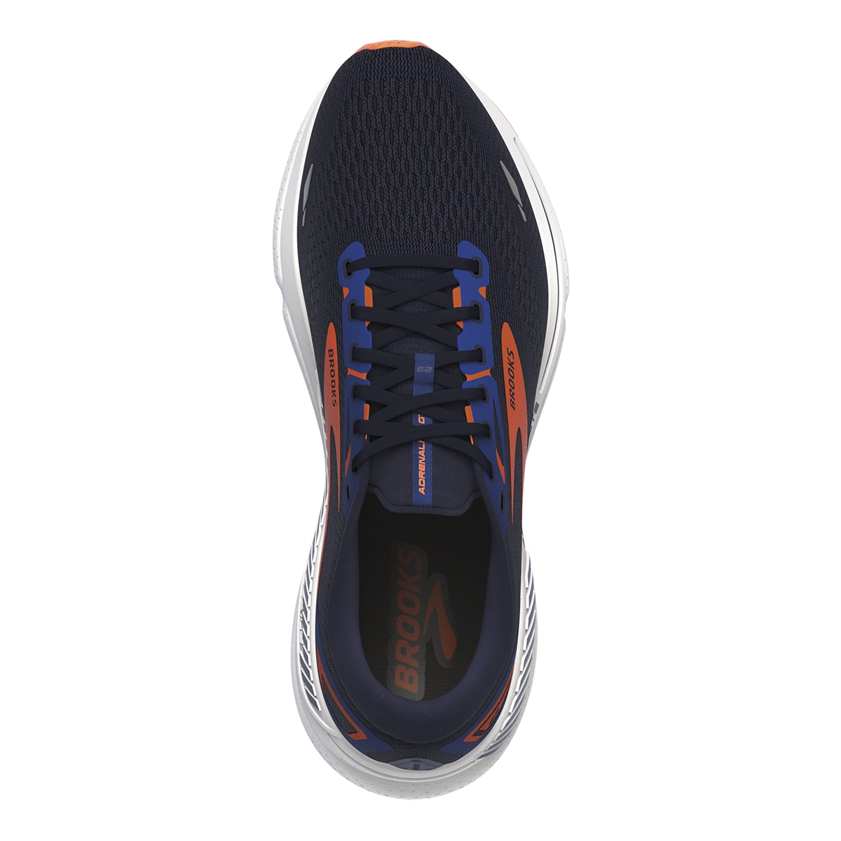 Brooks Adrenaline GTS 23 - Peacoat - Orange - Surf the Web