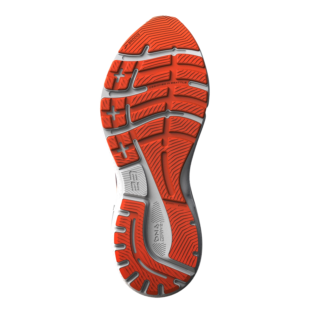 Brooks Adrenaline GTS 23 - Peacoat - Orange - Surf the Web
