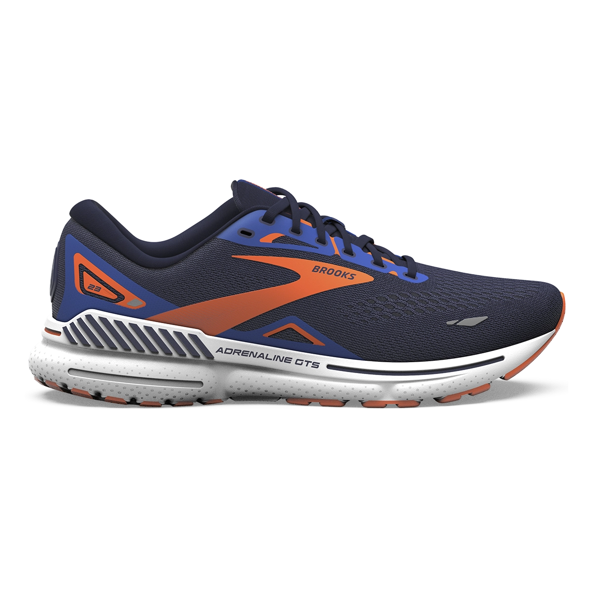 Brooks Adrenaline GTS 23 - Peacoat - Orange - Surf the Web