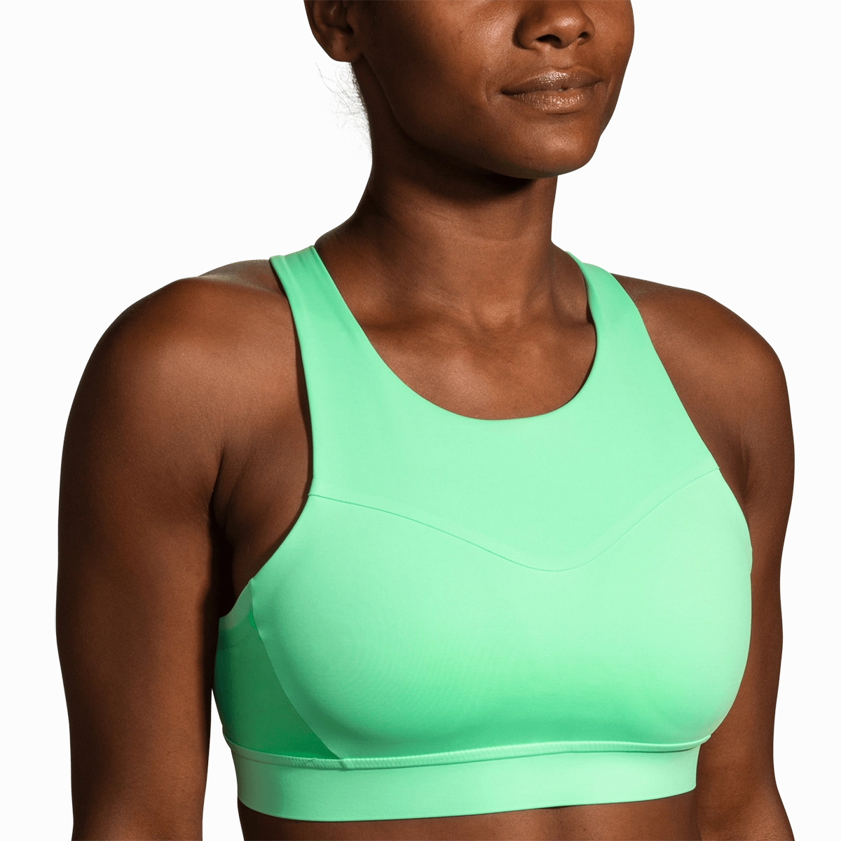 Brooks Drive 3 Pocket Run Bra - Neo Green