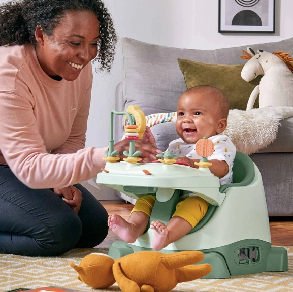 Bug 3-in-1 Floor & Booster Seat with Activity Tray VARIOUS COLOURS