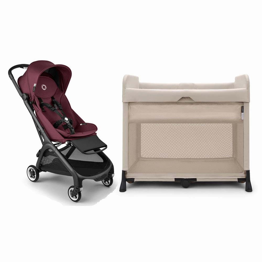 Bugaboo Butterfly Stroller   Stardust Plus Travel Cot
