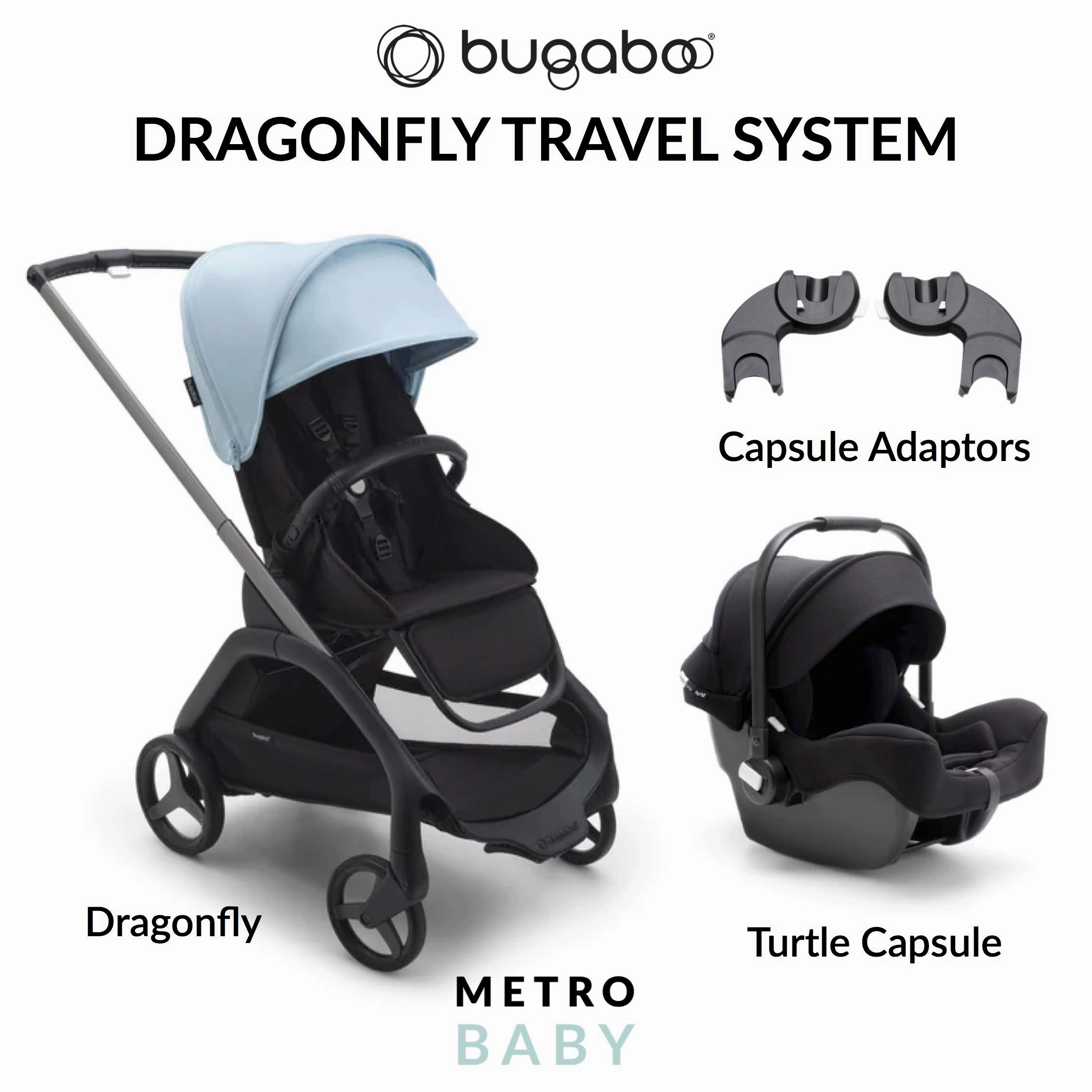 Bugaboo Dragonfly Pram Travel System