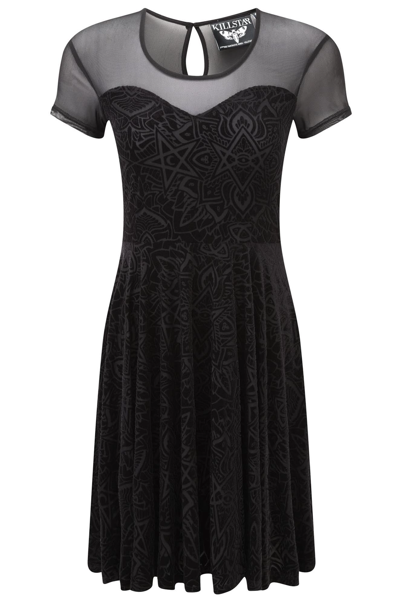 Burn Baby Burn Mesh Skater Dress [B] - Resurrect