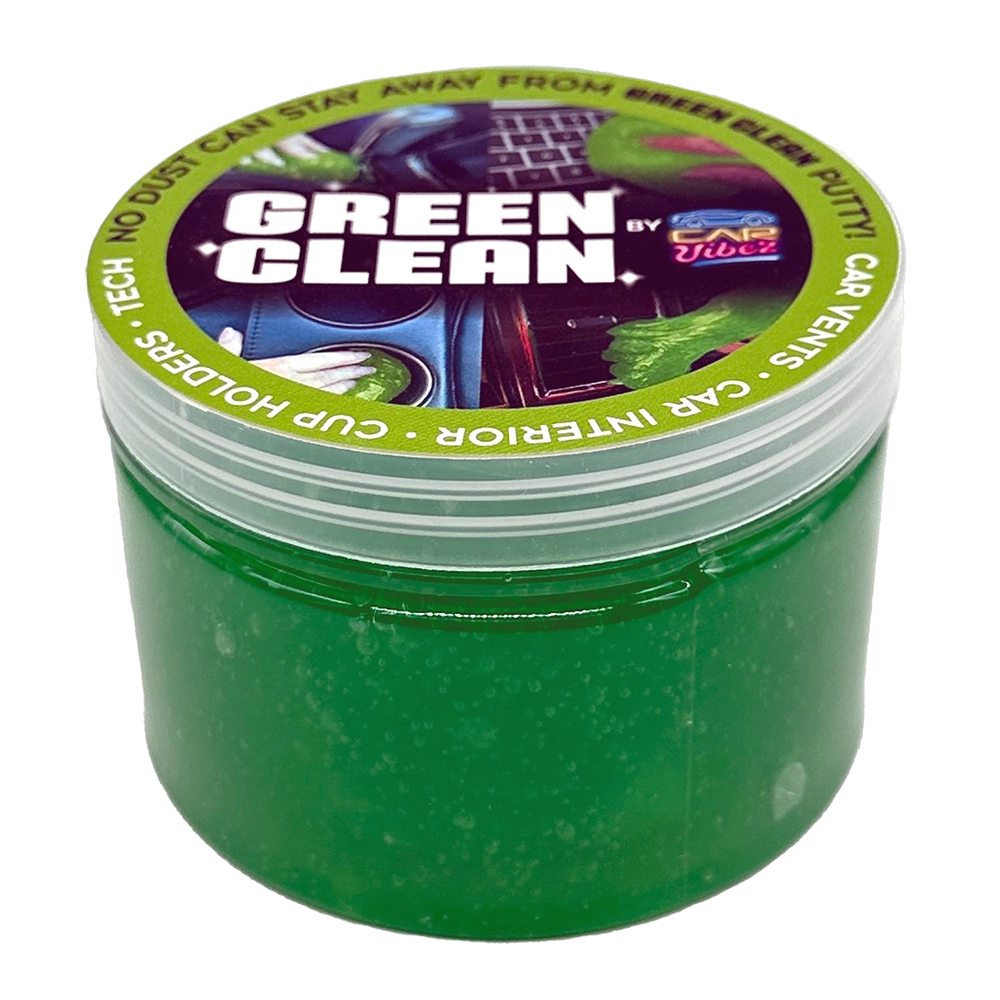 Car Putty Green Clean Car and Technology Slime - 6 Pieces Per Retail Ready Display 23718