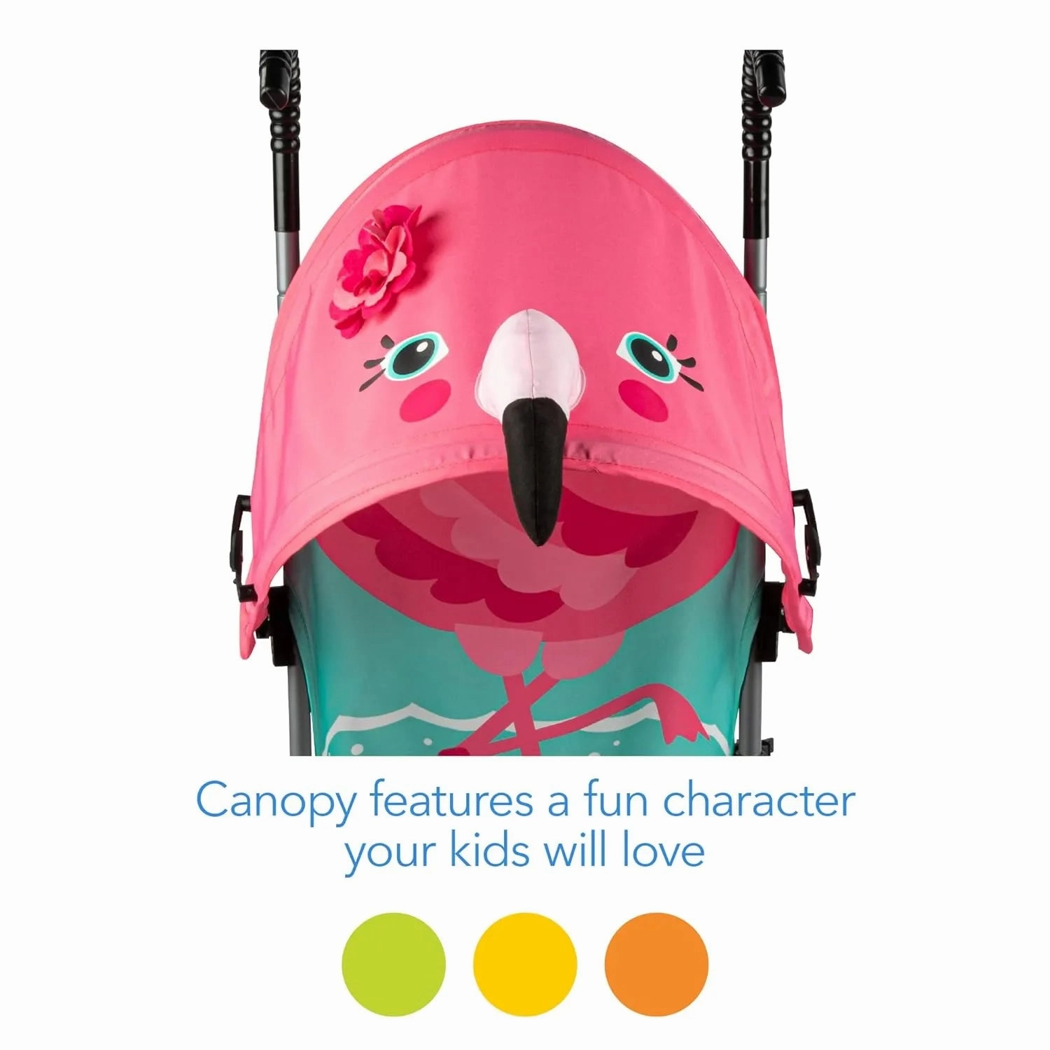 Character Umbrella Stroller -  Pink Flamingo