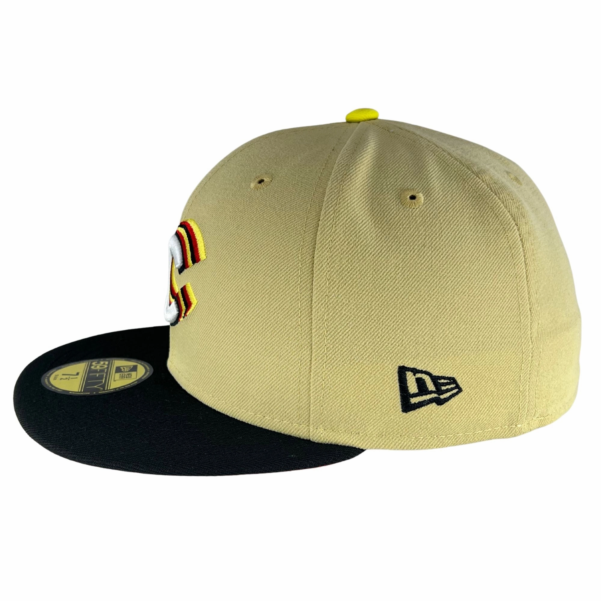 Chicago Cubs Vegas Gold New Era 59FIFTY Fitted Hat