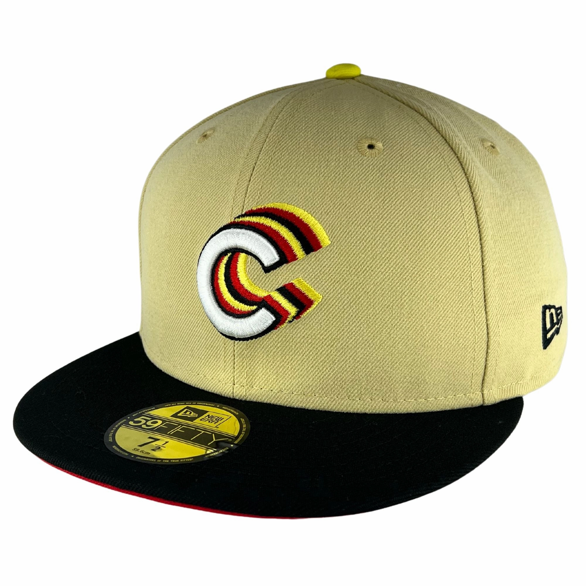 Chicago Cubs Vegas Gold New Era 59FIFTY Fitted Hat