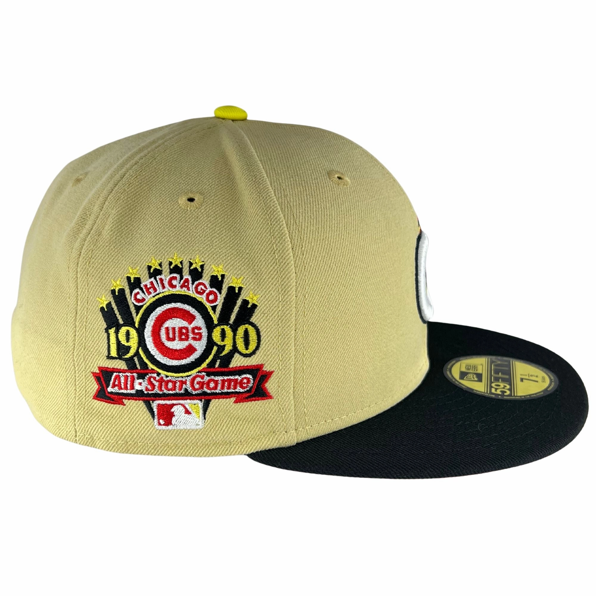 Chicago Cubs Vegas Gold New Era 59FIFTY Fitted Hat