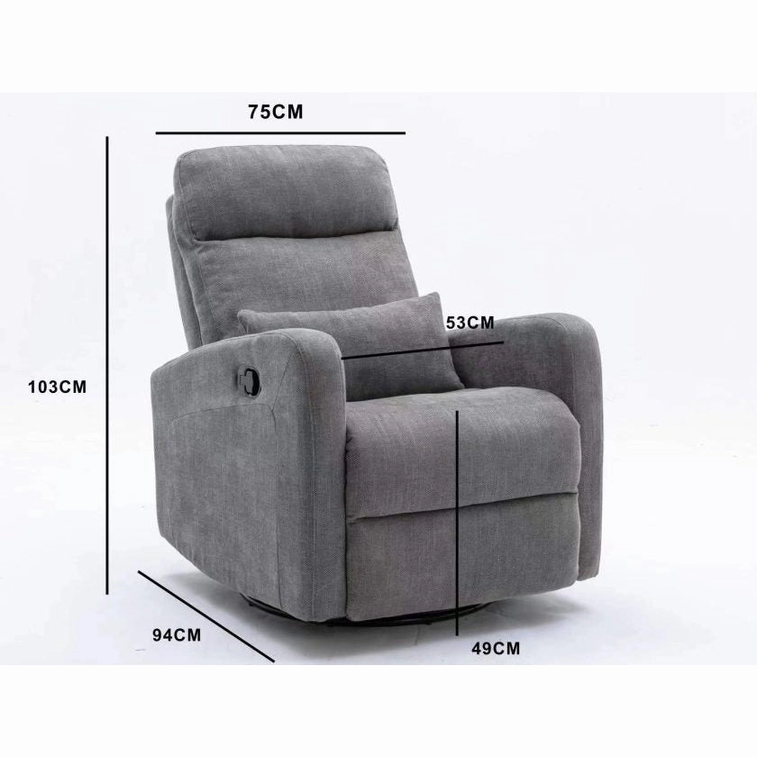 COCOON Plush Recliner Glider Chair