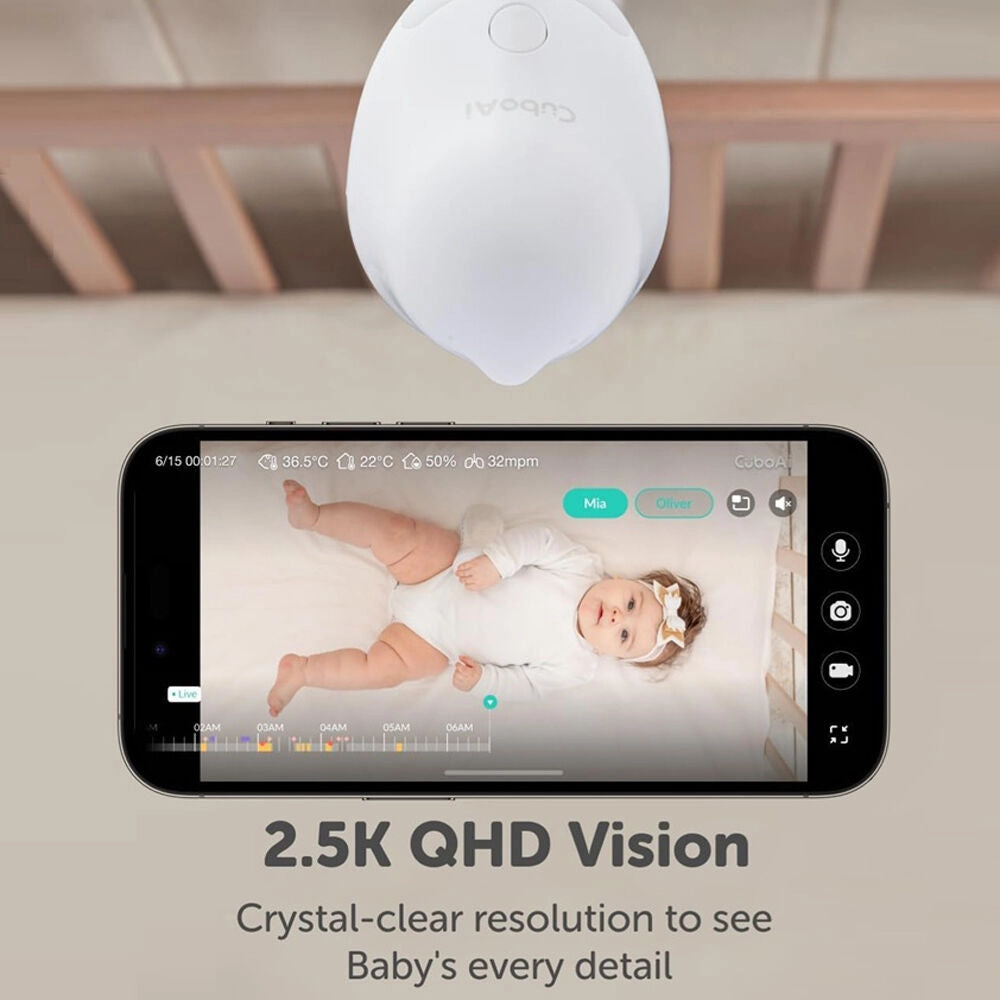 CuboAi 2025 Smart Baby Monitor 3 Floor Stand Set