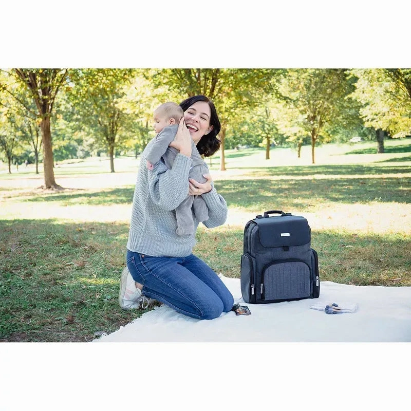 Dante Back Pack Diaper Bag - Black