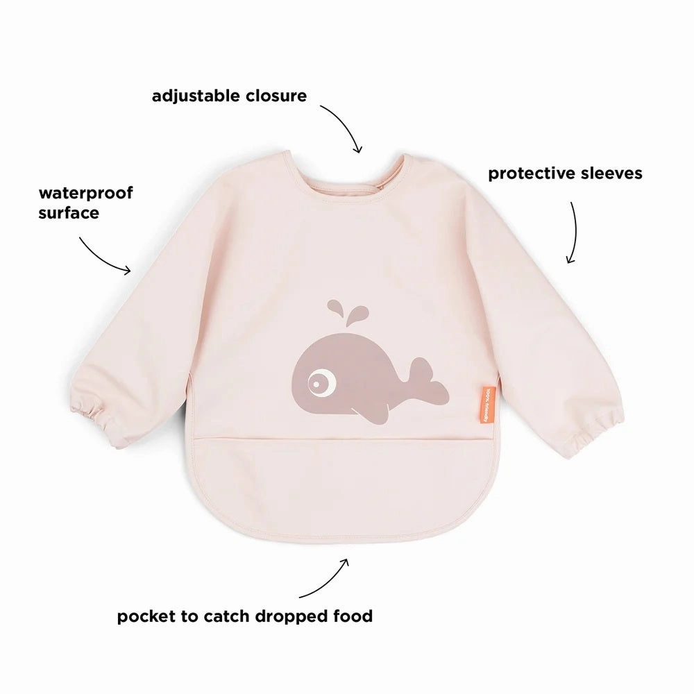Done By Deer Sleeved Pocket Bib Wally Powder