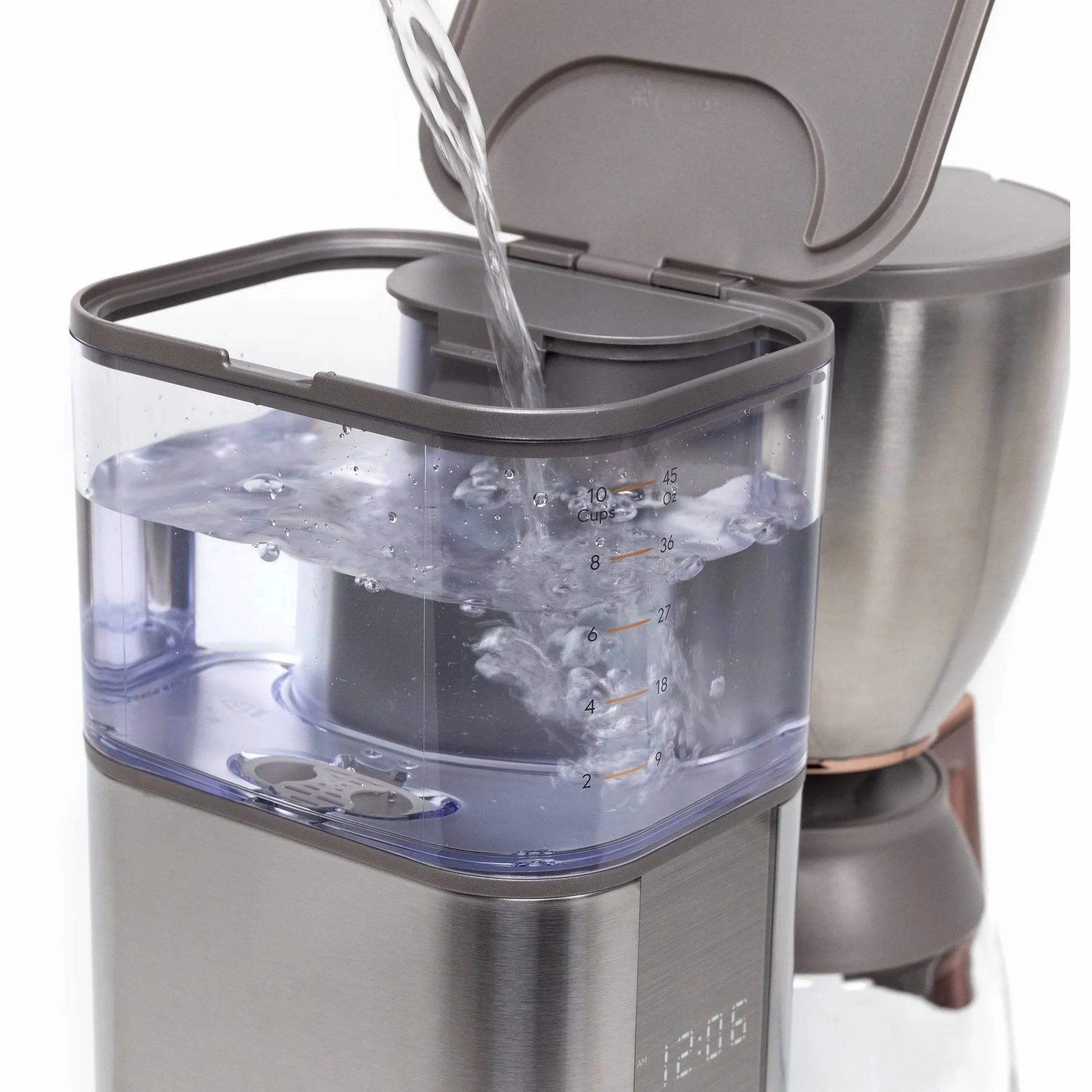 Drip Coffee Maker with Glass Carafe Stainless Steel
