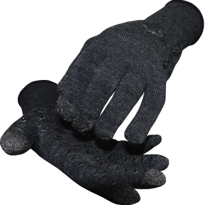 Duraglove ET Charcoal Wool