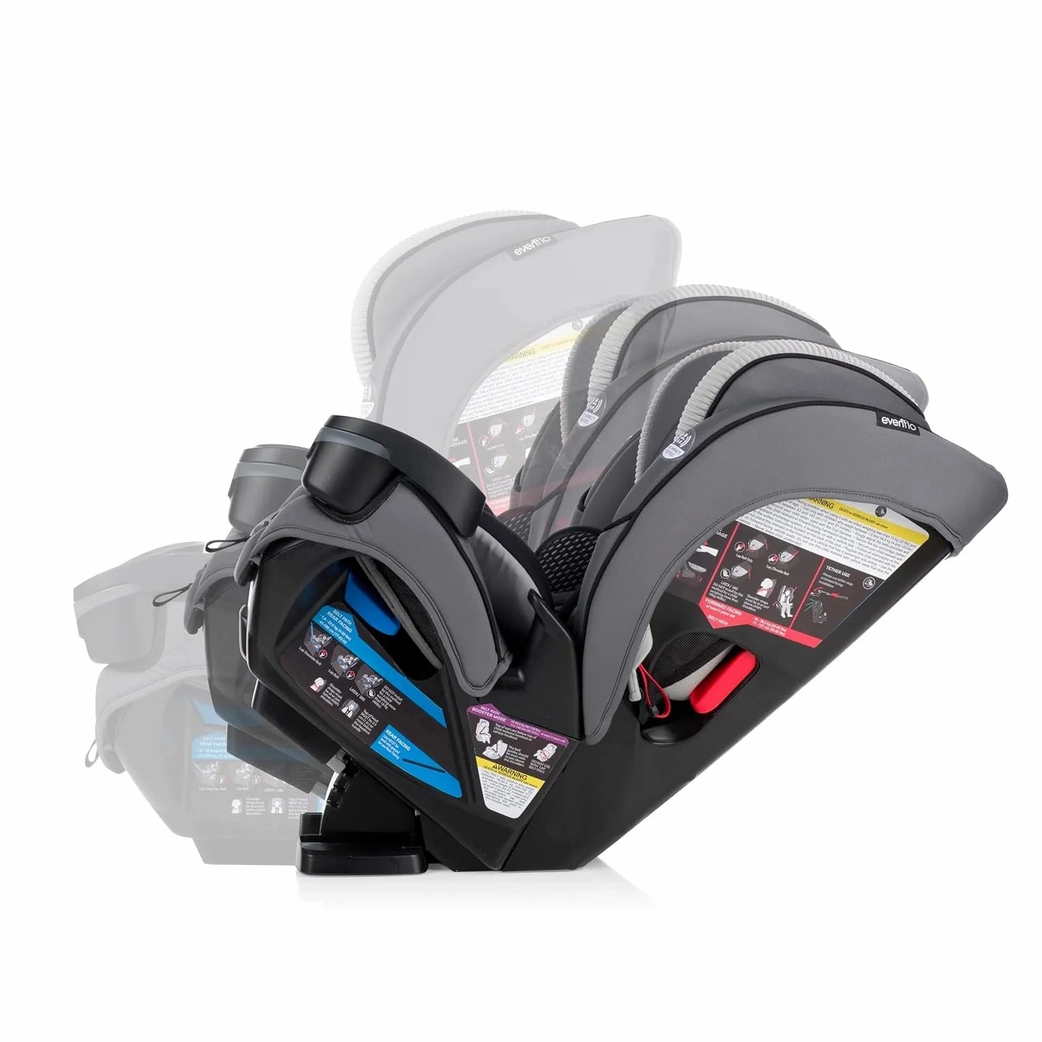 EveryFit/All4One 3-in-1 Convertible Car Seat - Winston Gray (See Description)