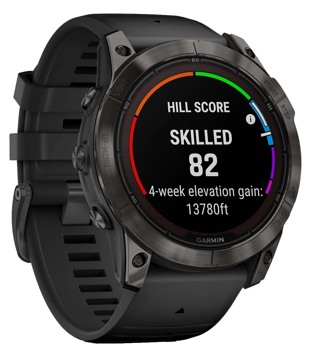 Fenix 7X Pro Saph Solar Crbn Gry Ti w/ Black Band