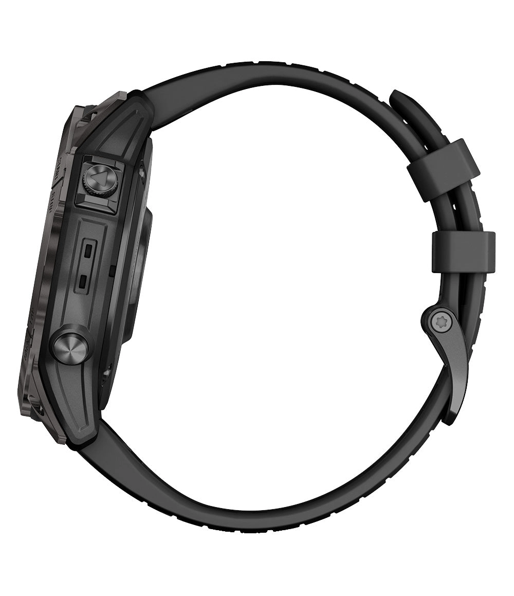 Fenix 7X Pro Saph Solar Crbn Gry Ti w/ Black Band