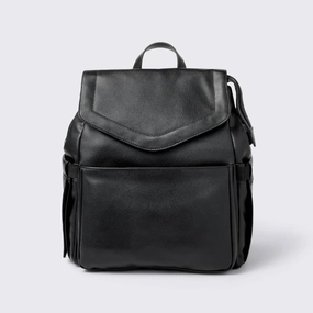 Flap Top Diaper Backpack - Black - ™