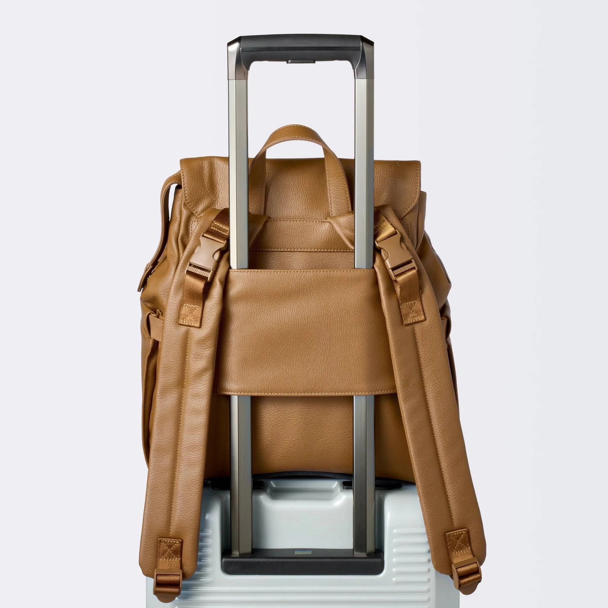 Flap Top Diaper Backpack - Cognac - ™