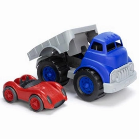 Flatbed with Red Race Car
