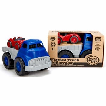 Flatbed with Red Race Car