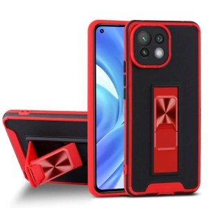 For Xiaomi Mi 11 Dual-color Skin Feel TPU   PC Magnetic Shockproof Case with Invisible
