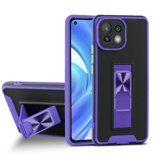 For Xiaomi Mi 11 Dual-color Skin Feel TPU   PC Magnetic Shockproof Case with Invisible
