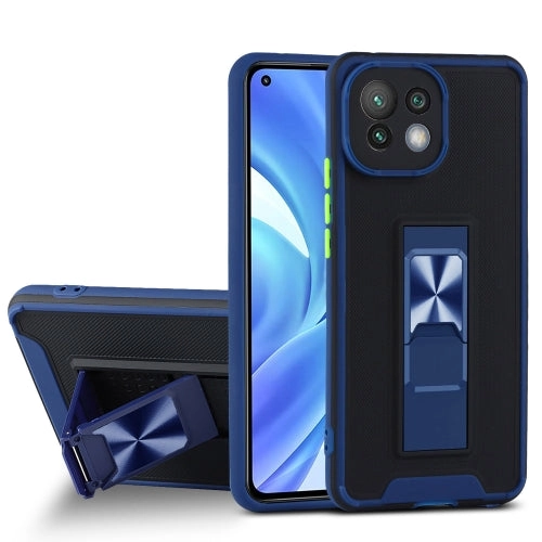 For Xiaomi Mi 11 Dual-color Skin Feel TPU   PC Magnetic Shockproof Case with Invisible