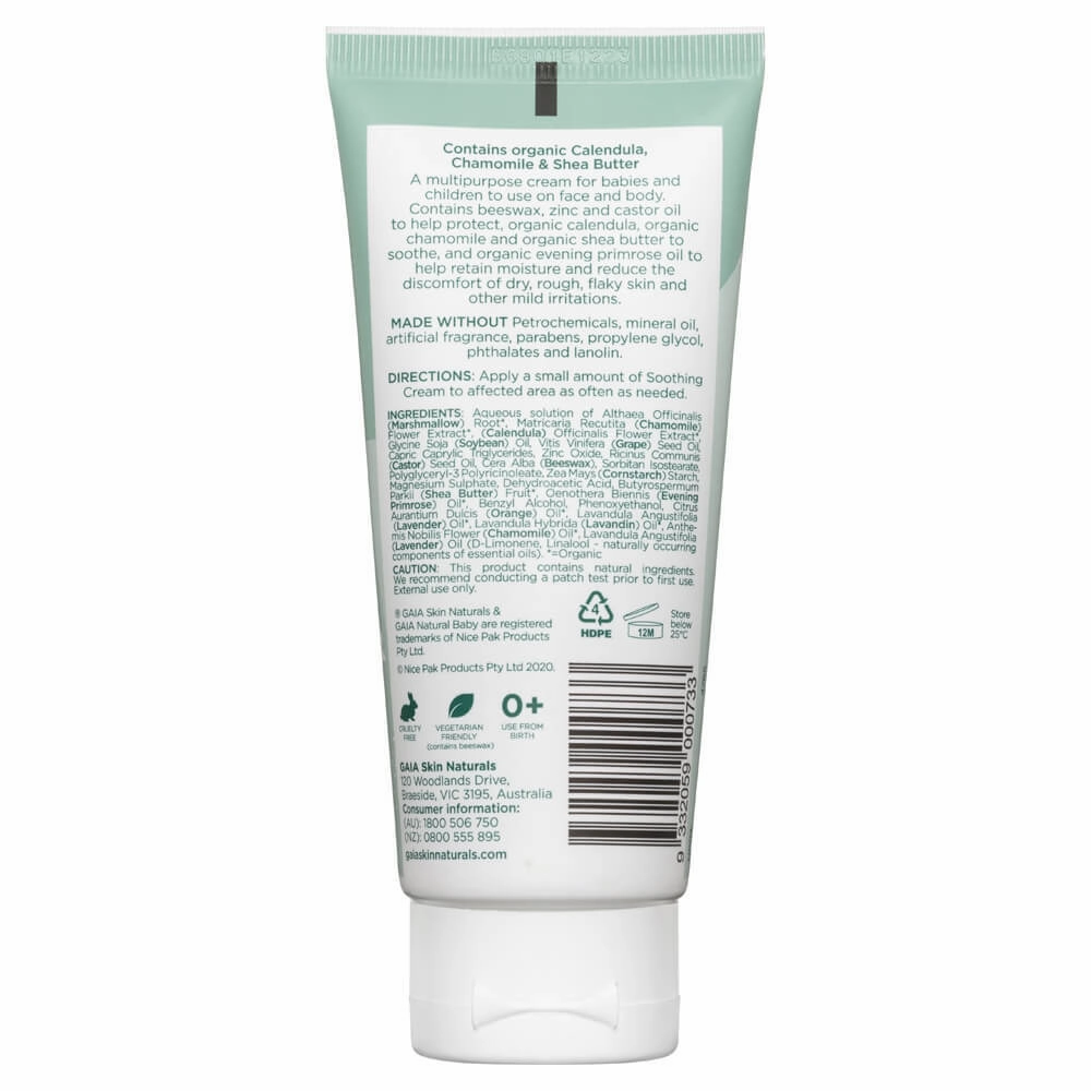 Gaia Baby Soothing Cream 100ml