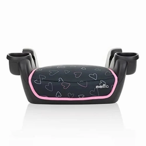 GoTime No Back Booster Car Seat - Amore Pink
