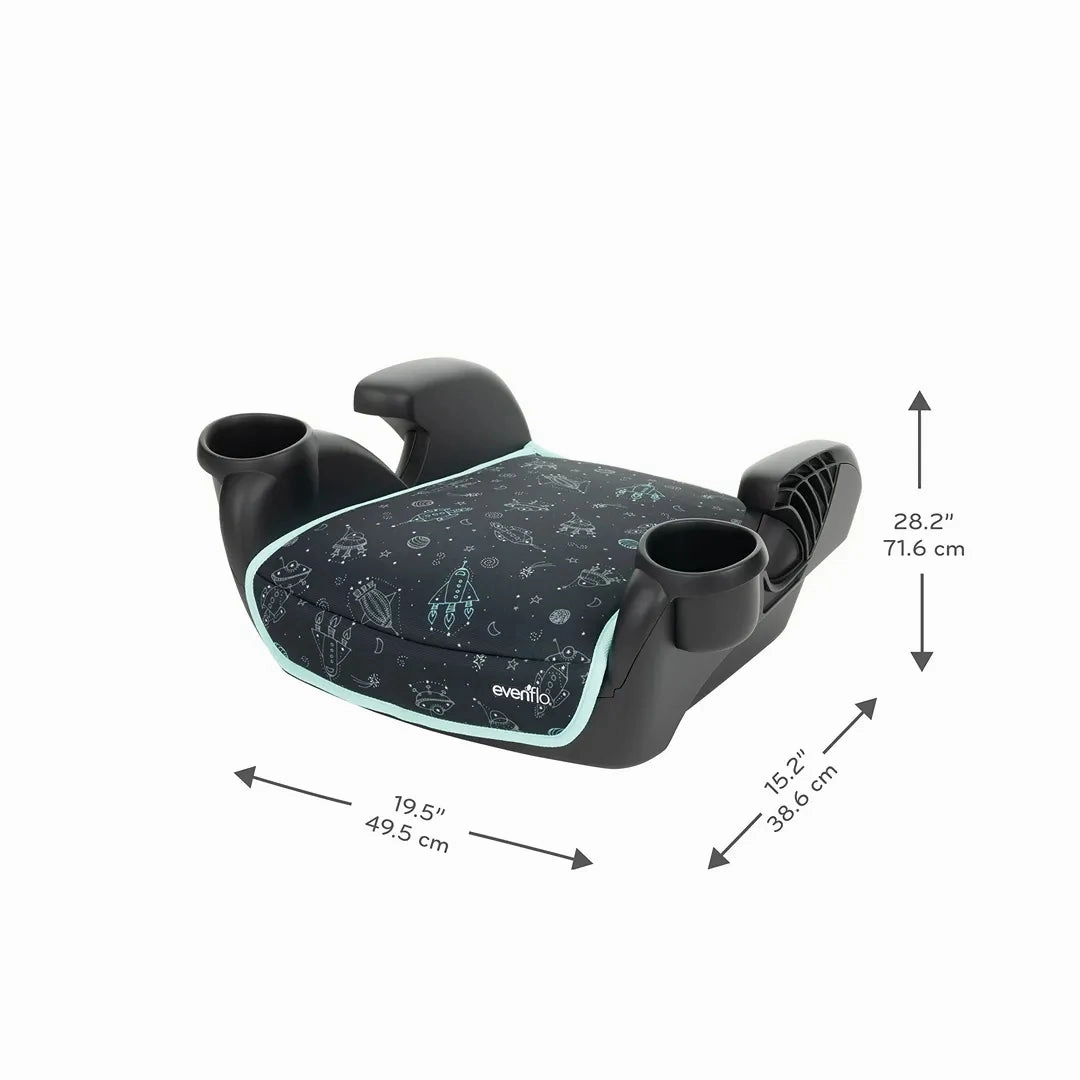 GoTime No Back Booster Car Seat -Blue Astro (See Description)