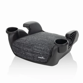 GoTime No Back Booster Car Seat, Forward Facing (Static Black) Static Black Geometric
