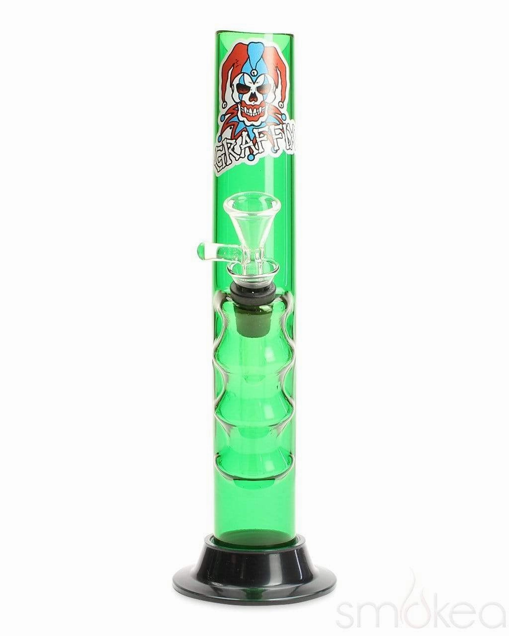Graffix 10" Gripper Skinny Acrylic Bong