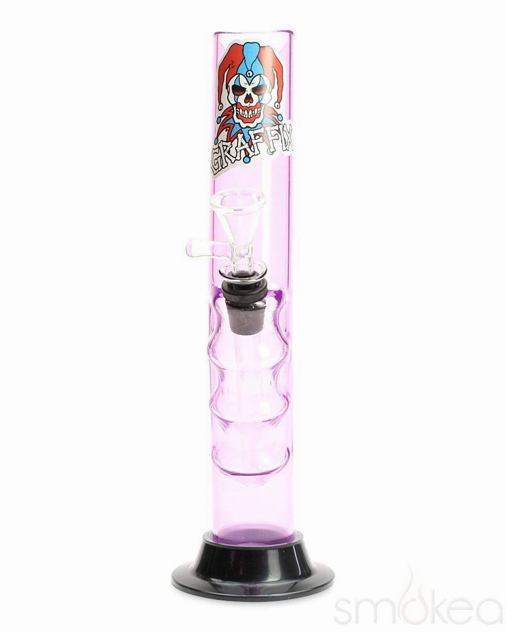 Graffix 10" Gripper Skinny Acrylic Bong