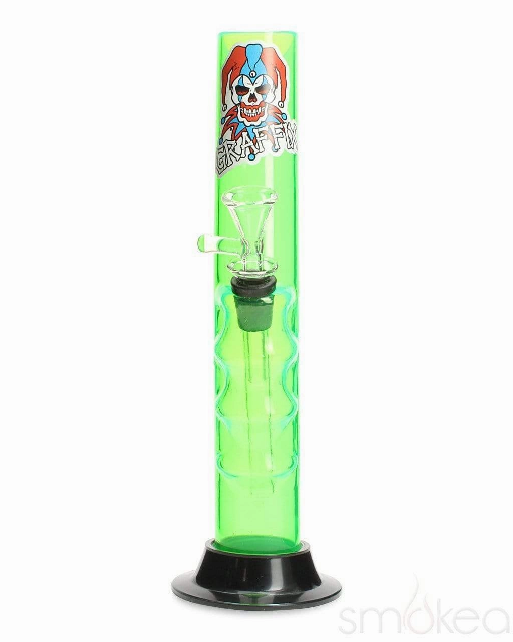 Graffix 10" Gripper Skinny Acrylic Bong