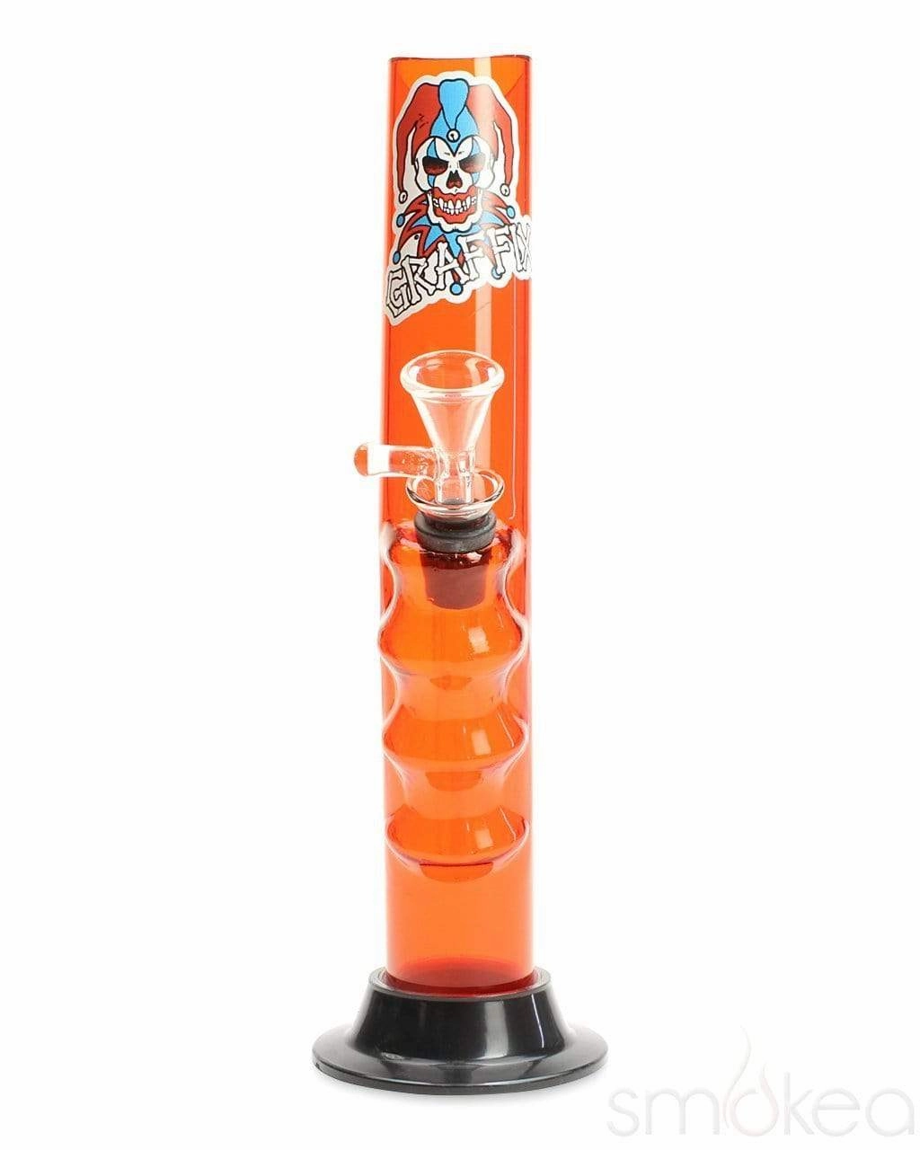 Graffix 10" Gripper Skinny Acrylic Bong